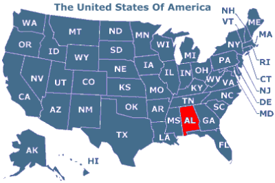 U.S.A. Bundesstaat Alabama