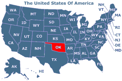 U.S.A. Bundesstaat Oklahoma
